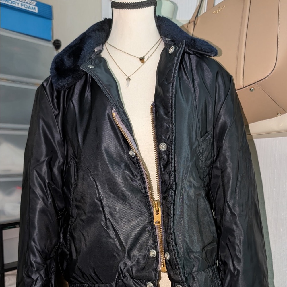 Black Bomber Jacket